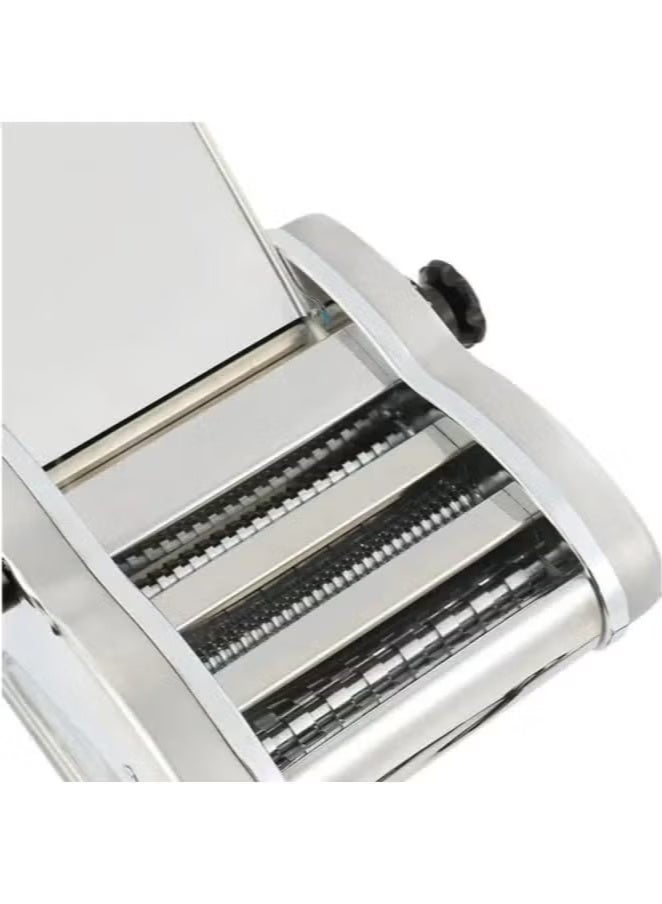 Denx صانع المعكرونة الكهربائي DX3220 – آلة معكرونة احترافية من الفولاذ المقاوم للصدأ مع سمك قابل للتعديل 1–4 مم، سريعة وسهلة لصنع المعكرونة المنزلية، صانع فettuccine، سباغيتي ورافيولي - Image 2